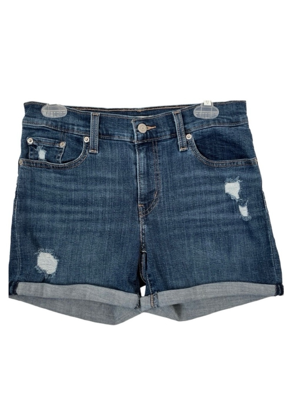 Levi’s Mid-Length Women’s Shorts Medium Wash Size 28